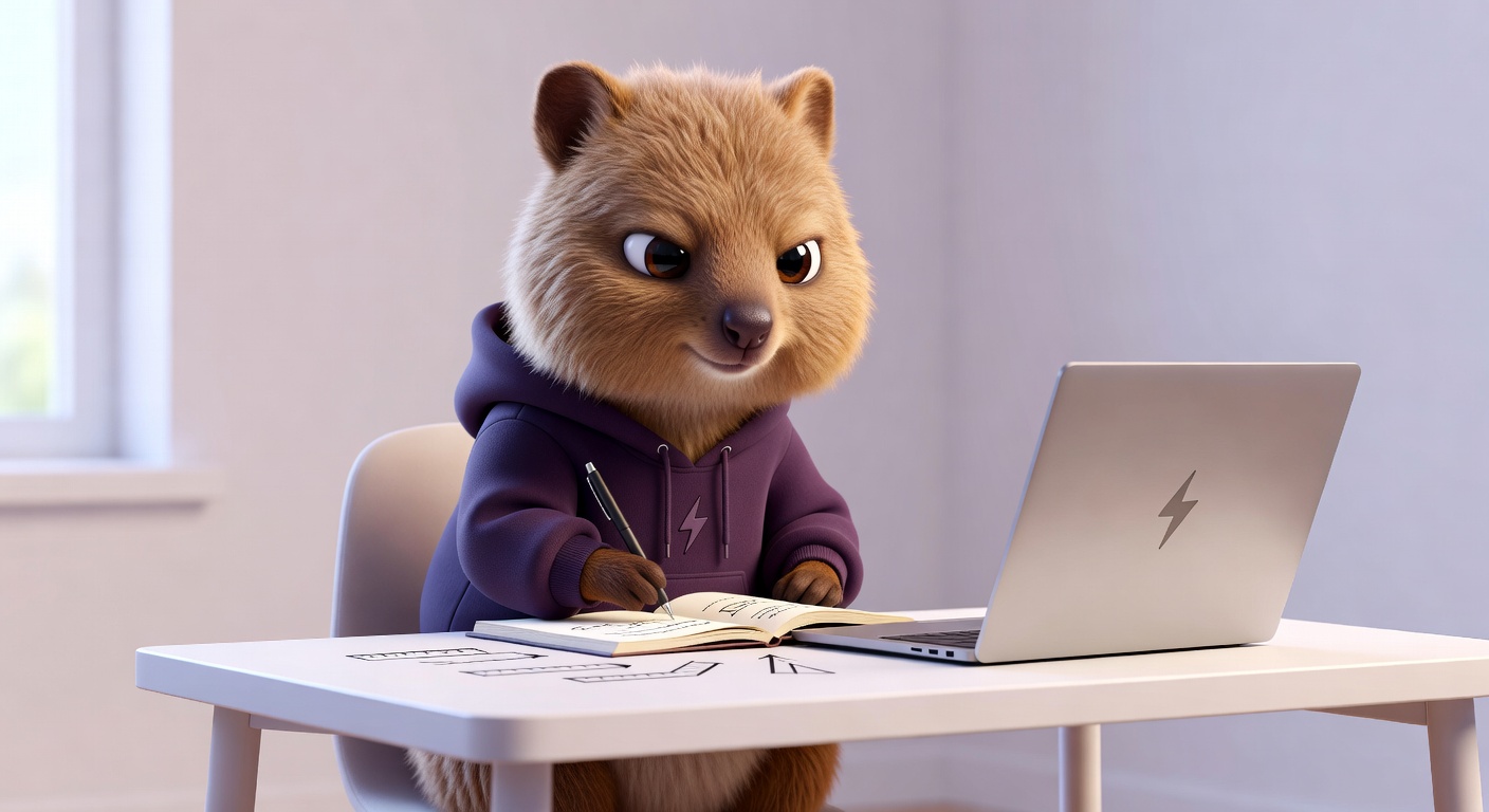 OKR Key Result 작성 — 노트에 정밀하게 기록하는 쿼카